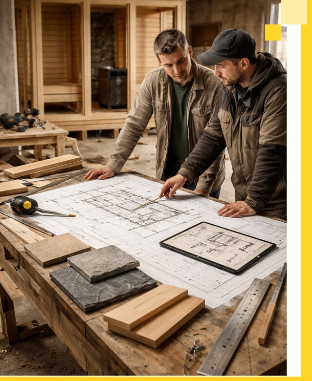 Проекты бань под ключ и планы строительства в Россоши