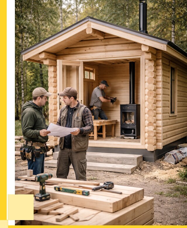 Монтаж бань под ключ в Россоши — от 207380 р. | ЭриданРсс