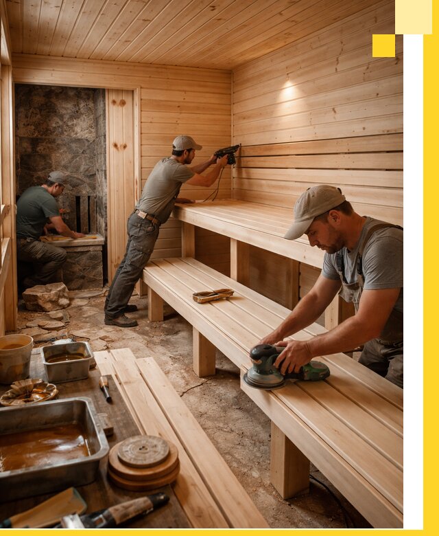 Профессиональная отделка бань в Россоши под ключ, с гарантией