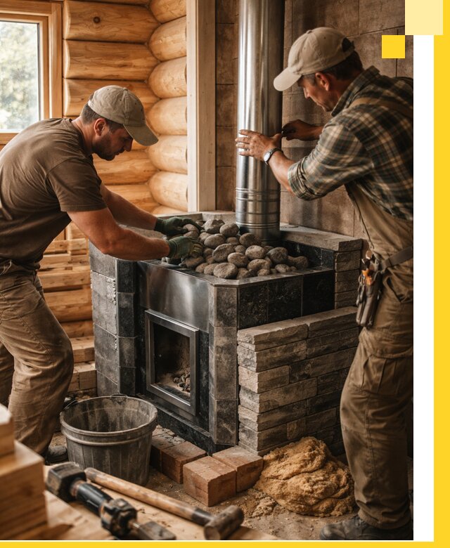 Строительство и отделка русских бань под ключ в Россоши