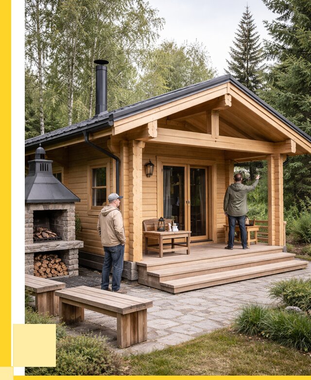 Деревянные бани под ключ в Россоши от 466605 р. | ЭриданРсс