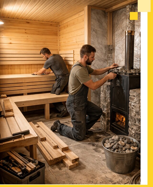 Дизайн и строительство интерьеров бань под ключ в Россоши