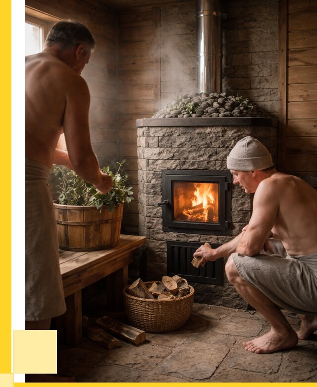 Банные печи под ключ в Россоши от 46661 р. | ЭриданРсс кирпичная