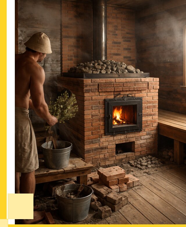 Кирпичные банные печи в Россоши от 93321 р. | ЭриданРсс