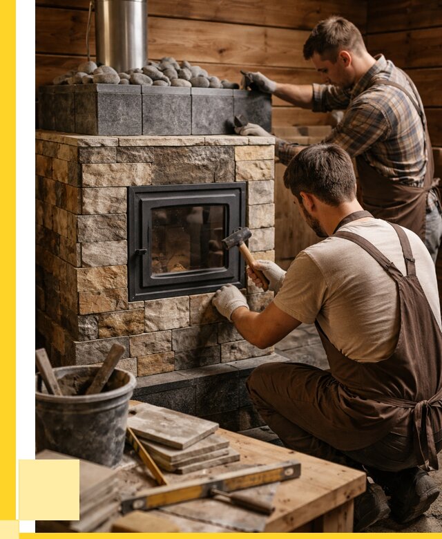 Облицовка банной печи в Россоши от 15554 р. | ЭриданРсс