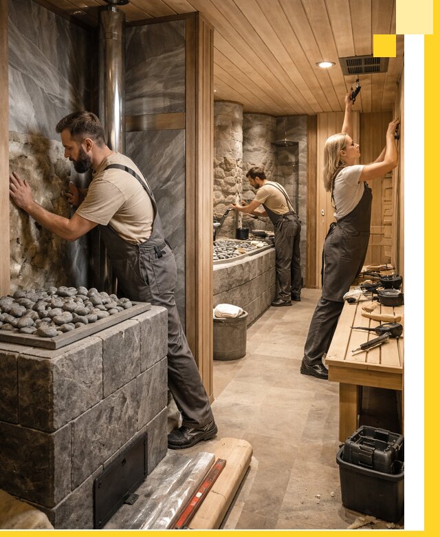 Строительство бань и SPA процедур в Россоши под ключ и отделкой