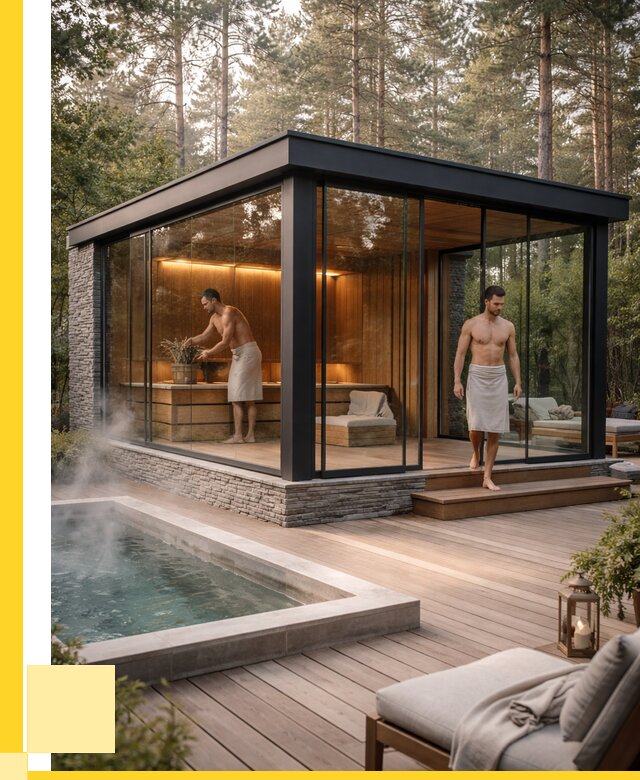 Стеклянные бани и двери в Россоши от 466605 р. | ЭриданРсс