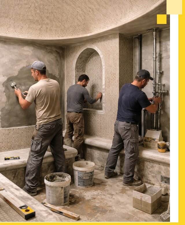 Профессиональный монтаж хамамов под ключ в Россоши с гарантией