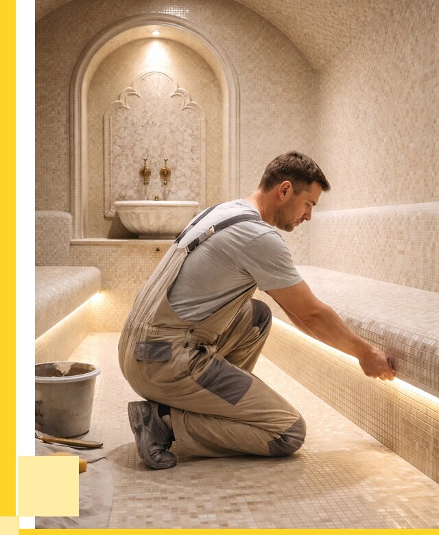 Отделка хамамов под ключ в Россоши от 5703 р. | ЭриданРсс