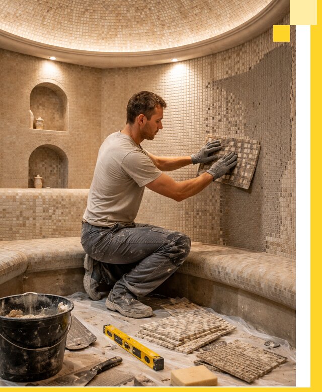 Устройство и монтаж домашнего хамама под ключ в Россоши