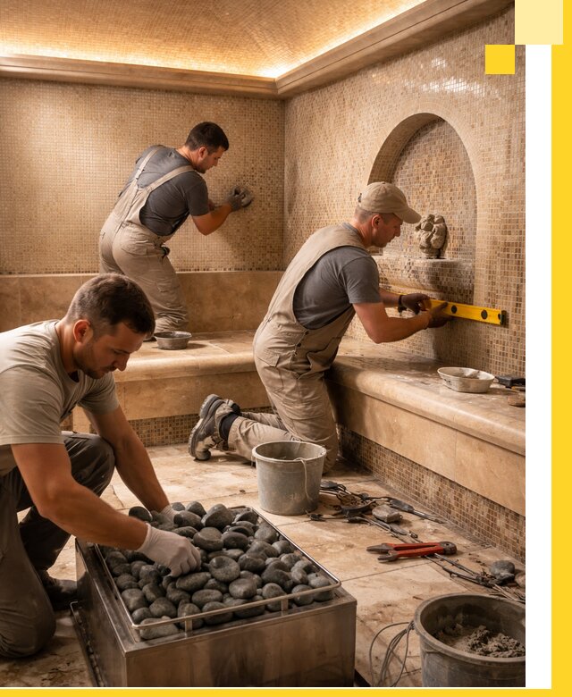 Проектирование и строительство хамама и сауны в Россоши