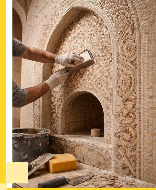 Мозаика для хамама в Россоши под ключ от 5185 р. | ЭриданРсс